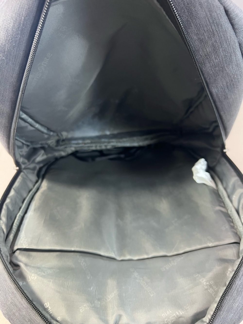 Samsonite Laptop Backpack Gray Heathered Mesh Back Panel Travel School Bag - Picture 7 of 11